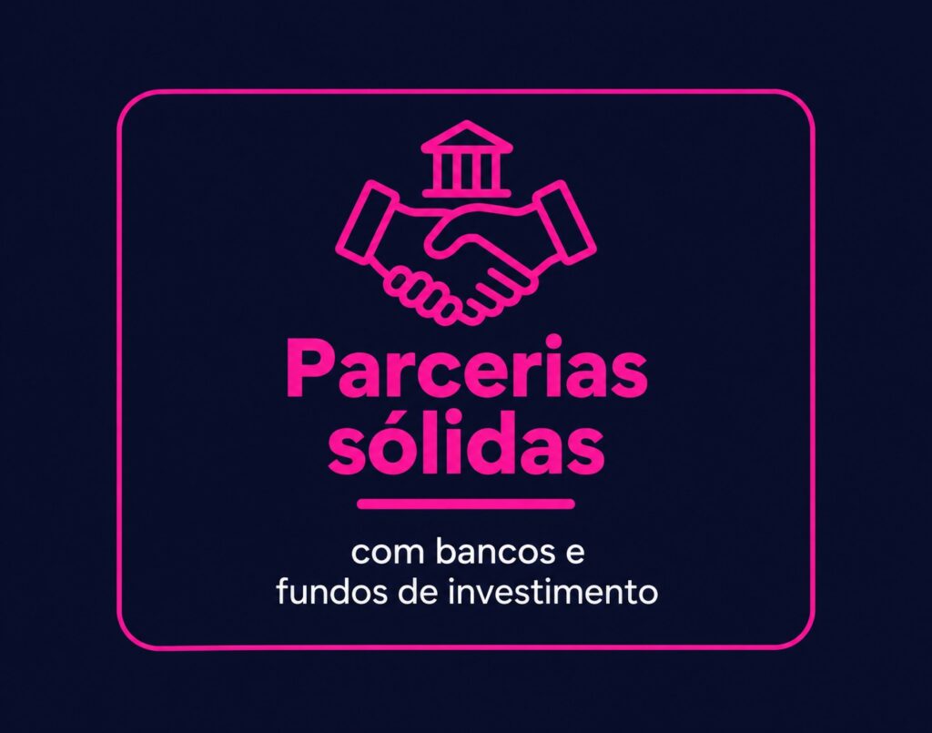 Parcerias com bancos e fundos de investimento para crédito com imóvel em garantia