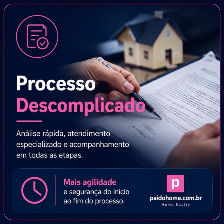 Crédito com imóvel em garantia com processo simples e descomplicado