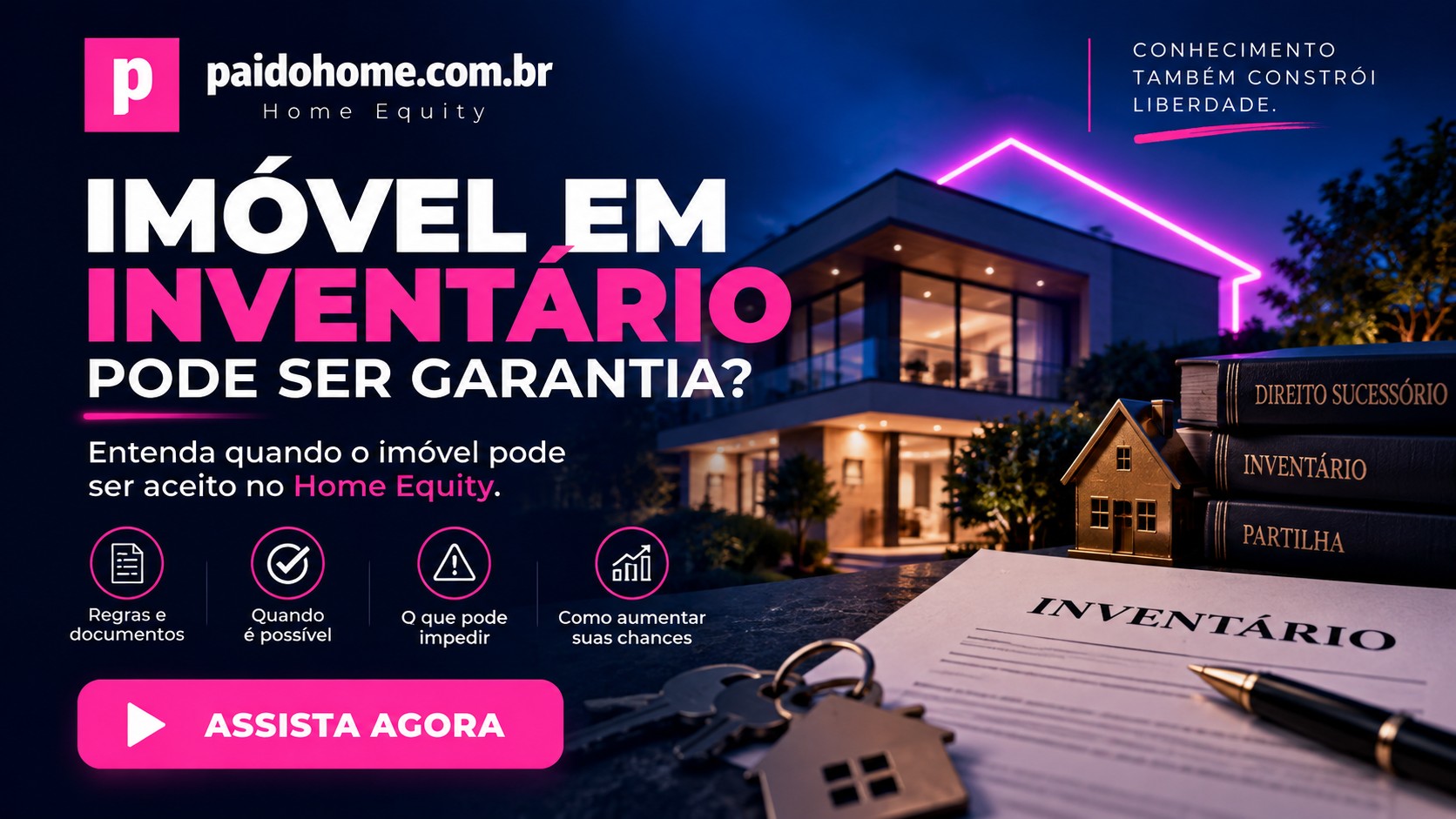Imóvel em inventário pode ser utilizado no Home Equity?